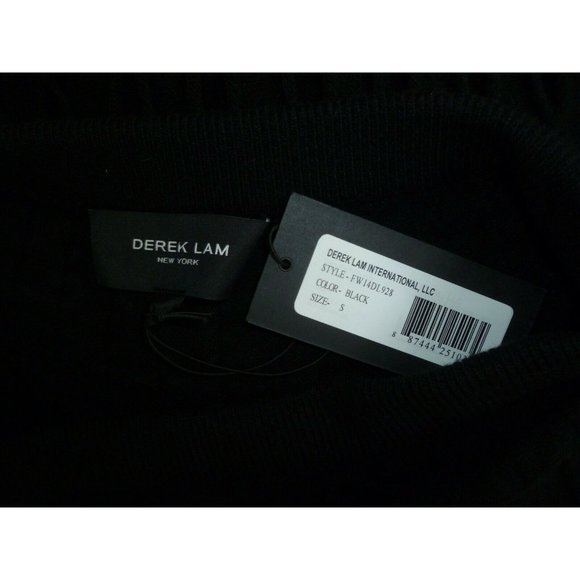 Derek Lam NWT Black Pencil Skirt Knee Length Soft Merino Wool Angora Small - Picture 5 of 5
